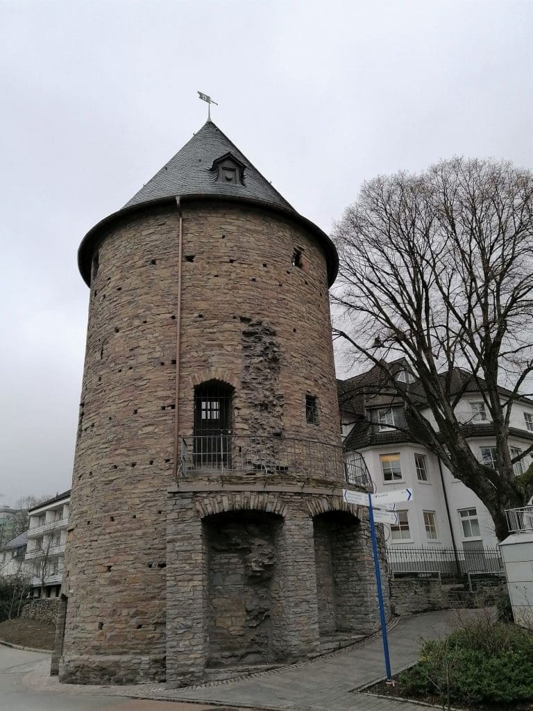Der Bieketurm nach der Sanierung. 2021