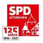 SPD Attendorn lädt ein zur Wanderung mit Hettwich vom Himmelsberg und zum Sommerfest 1 logo spd attendorn 125 jahre