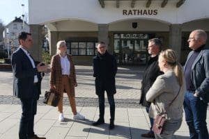 Kommunalpolitischer Sprecher der SPD-Landtagsfraktion Stefan Kämmerling zu Gast in Attendorn 1 besuch kammerling ratshaus