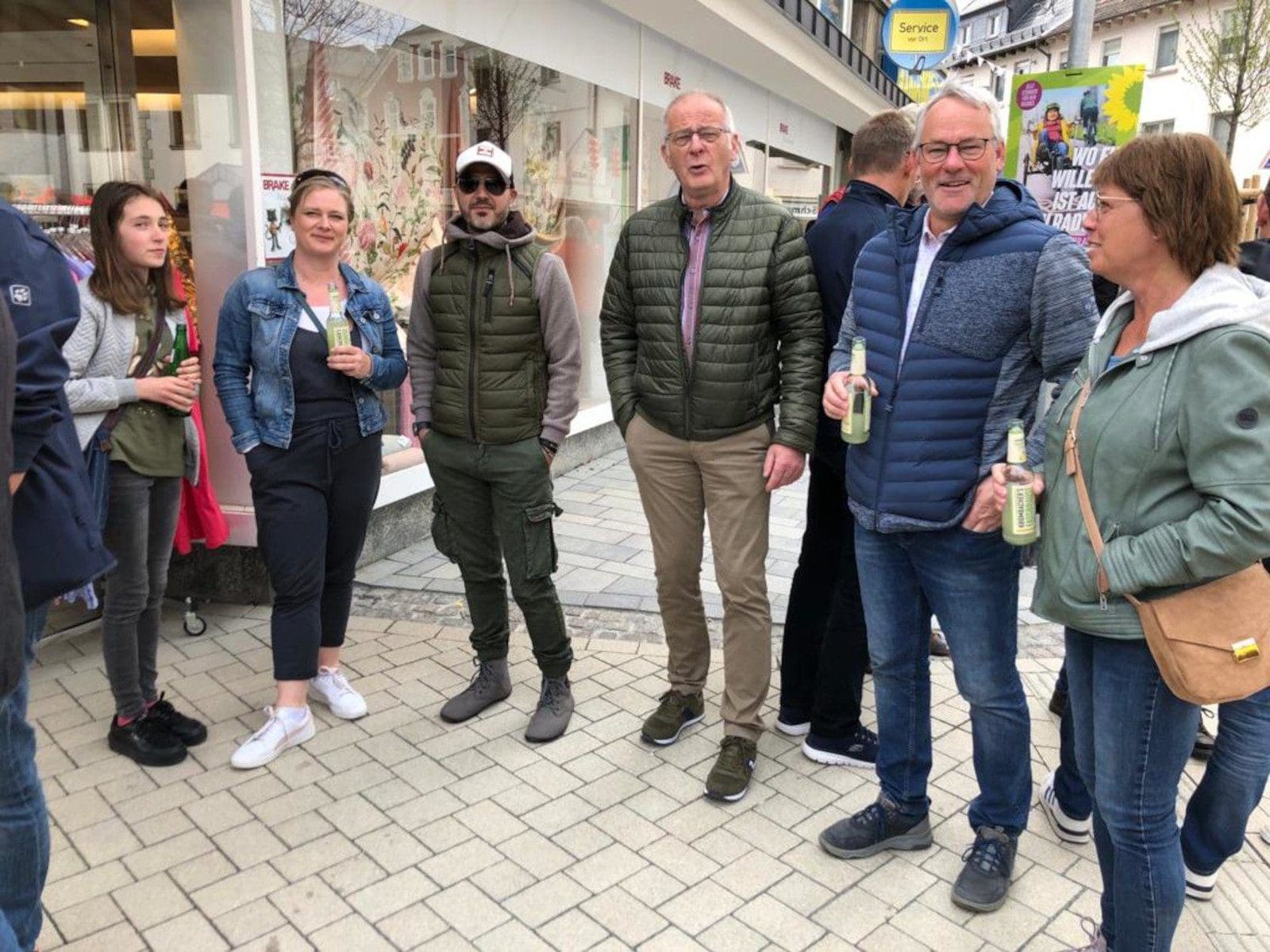 SPD-Fraktion bei der Einweihung des Alten Marktes 1 photo 2022 04 23 17 18 12